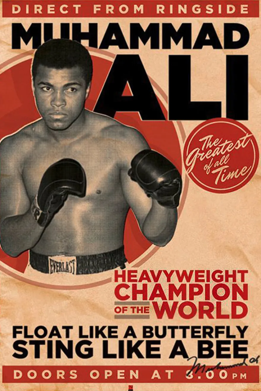 Muhammad Ali Poster Vintage
