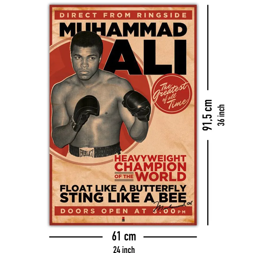Muhammad Ali Poster Vintage