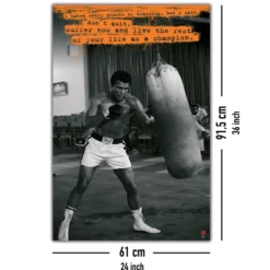 Muhammad Ali Sandsack Poster