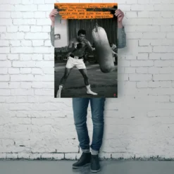 Muhammad Ali Sandsack Poster