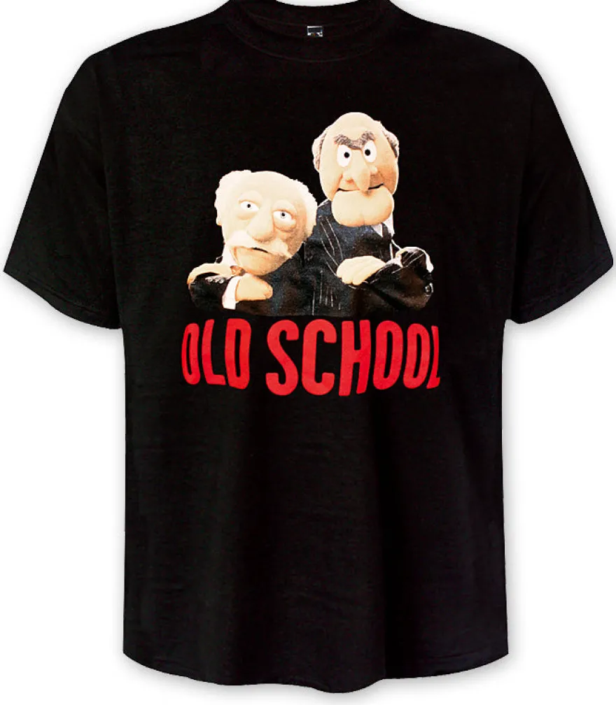 Muppets T-Shirt Grandmasters Statler & Waldorf Old School