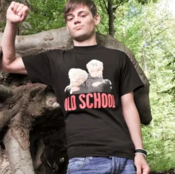 Muppets T-Shirt Grandmasters Statler & Waldorf Old School