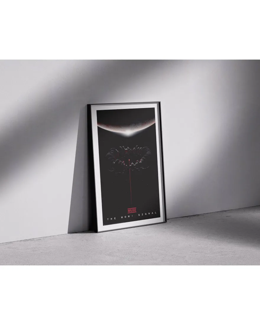 Muse Poster Album Cover The Wow! Signal