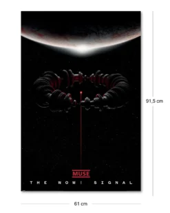 Muse Poster Album Cover The Wow! Signal