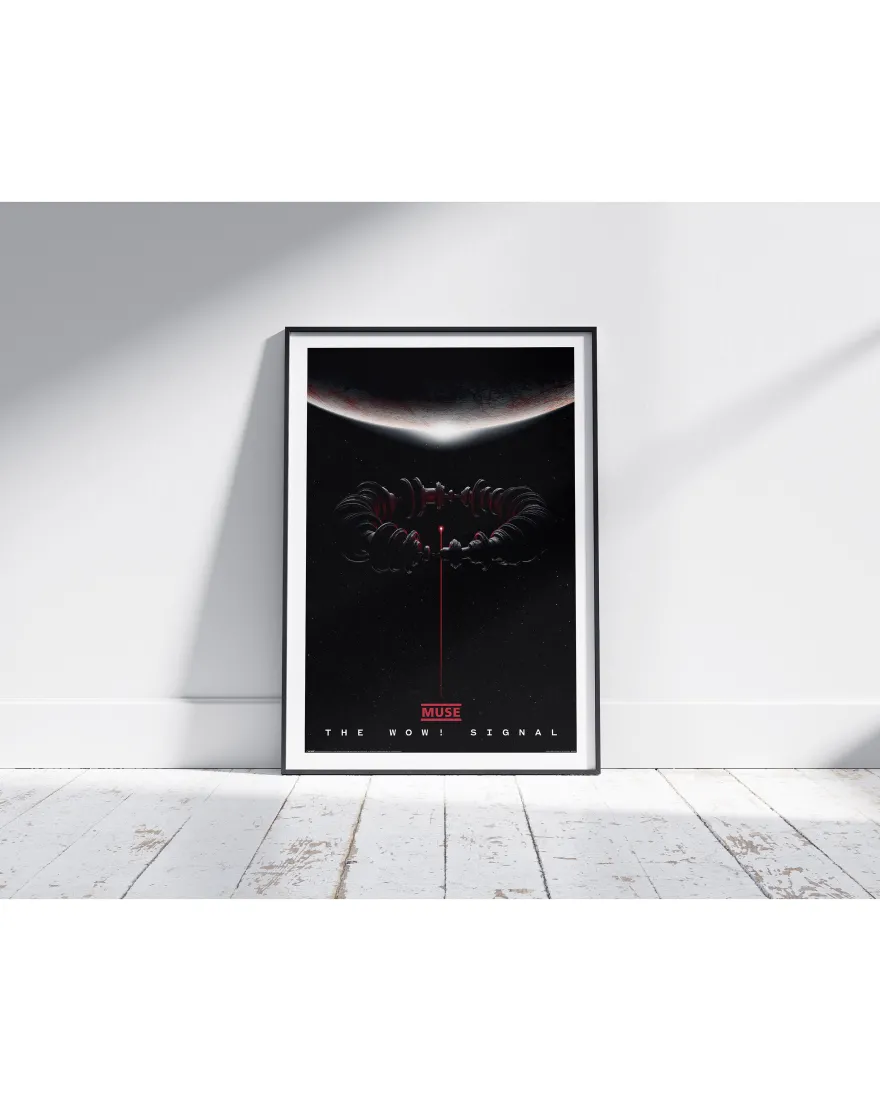 Muse Poster Album Cover The Wow! Signal