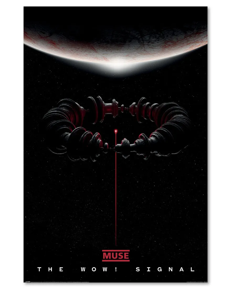 Muse Poster Album Cover The Wow! Signal