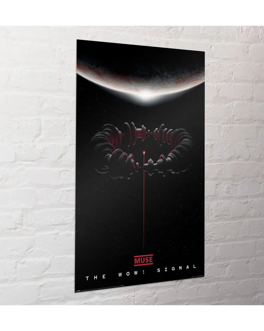 Muse Poster Album Cover The Wow! Signal