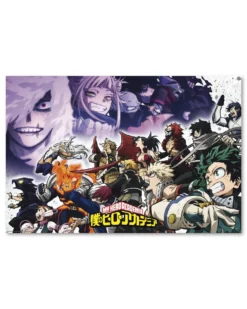 My Hero Academia Poster | Boku no Hero Academia | Heroes vs Villains | 61x91,5 cm