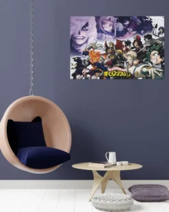 My Hero Academia Poster | Boku no Hero Academia | Heroes vs Villains | 61x91,5 cm