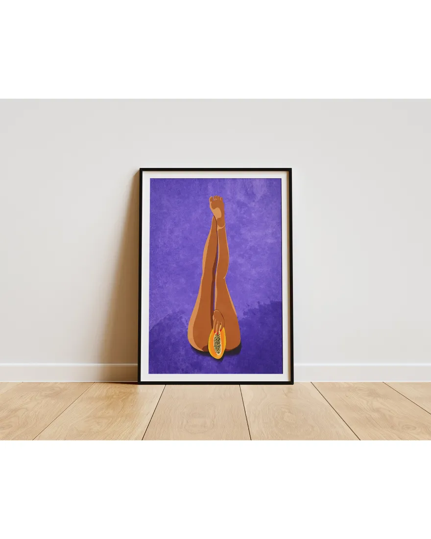 My Papaya Kunstdruck Raissa Oltmanns