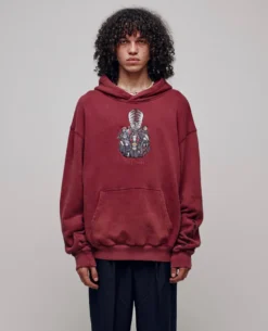 Naruto Akatsuki Graphic Hoodie Red Kapuzenpullover Rot Neptun