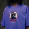 Naruto Graphic T-Shirt Purple Itachi X Sasuke Uchiha Neptun