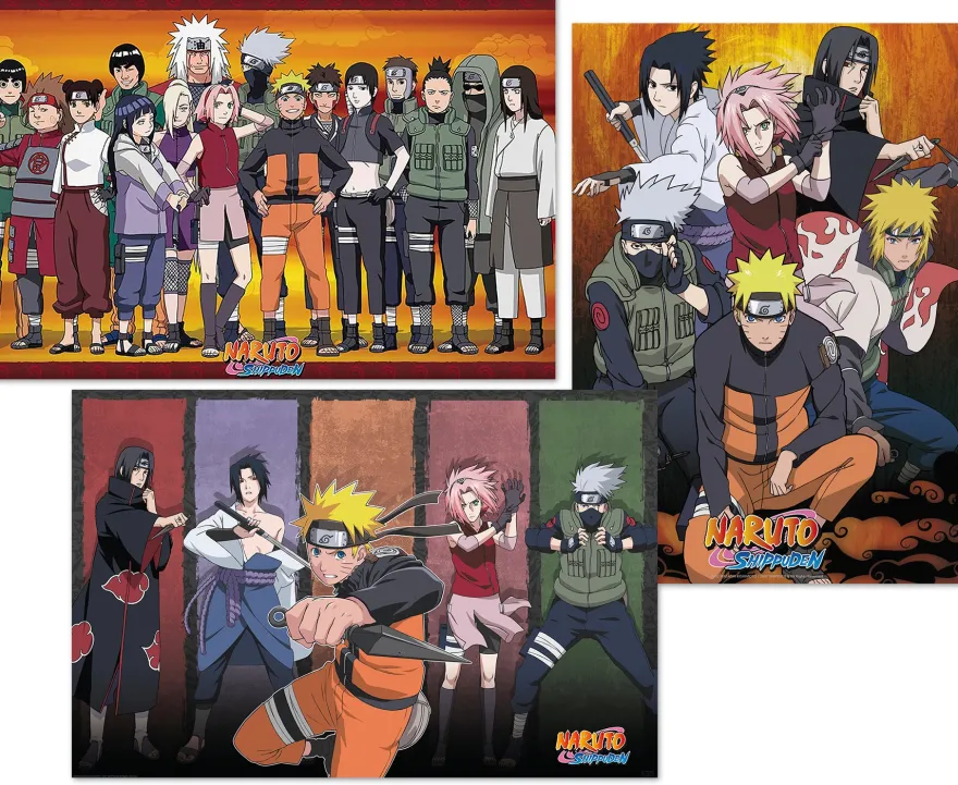 Naruto Poster 3er-Set