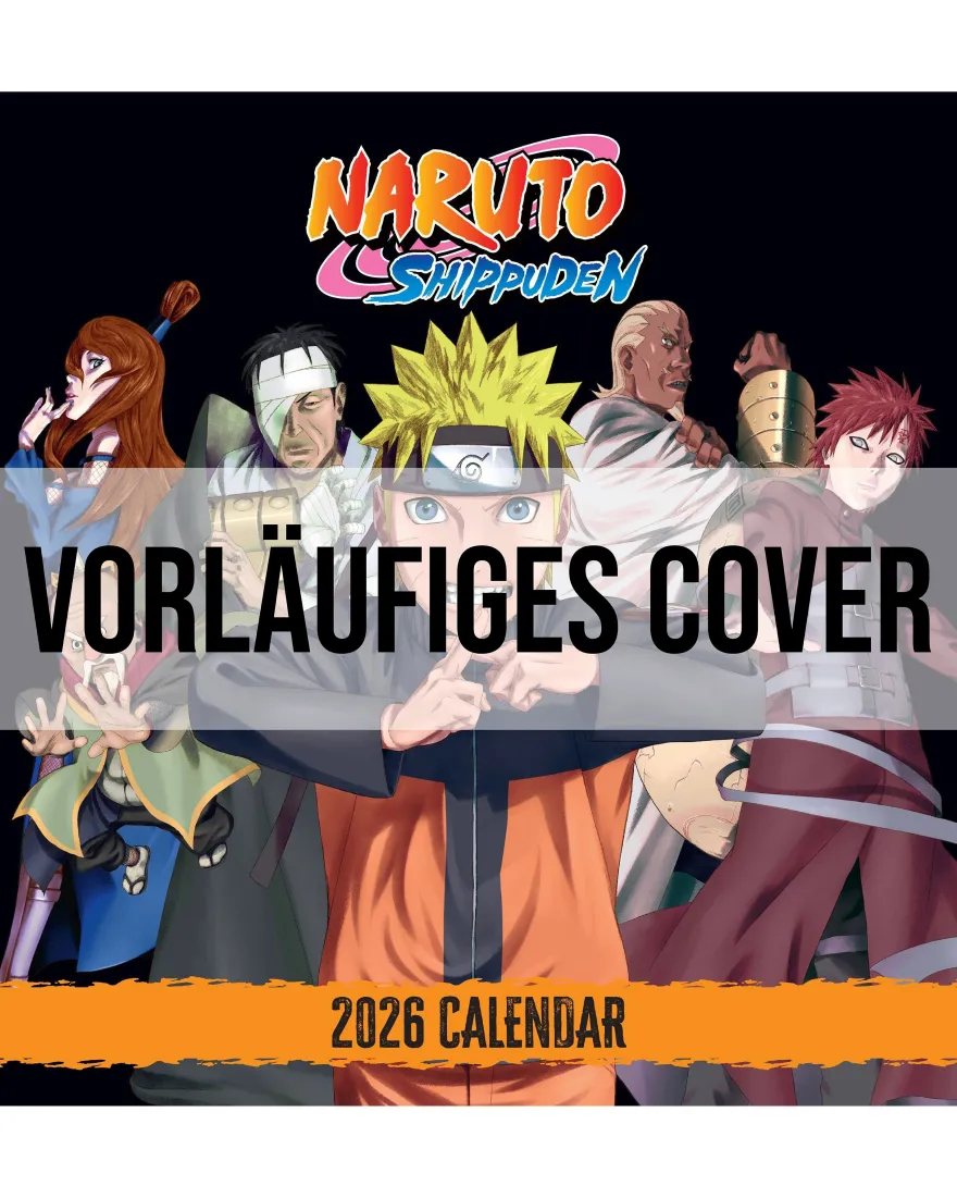 Naruto Shippuden Kalender 2027