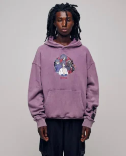 Naruto Uchiha Graphic Hoodie Purple Kapuzenpullover Neptun