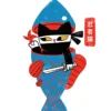 Neko Ninja Kunstdruck ppmid, Threadless Design