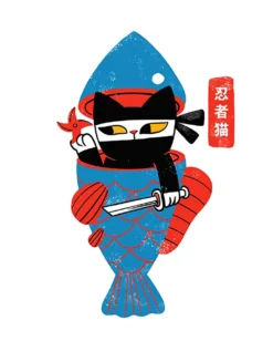 Neko Ninja Kunstdruck ppmid, Threadless Design