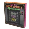 Neon Effect Light Up Message Frame