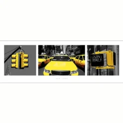 New York Yellow Cabs Poster