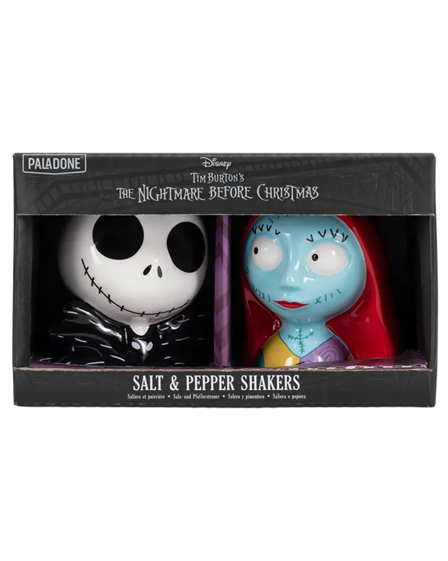 Nightmare Before Christmas Salz & Pfefferstreuer Set - Jack & Sally - aus Keramik