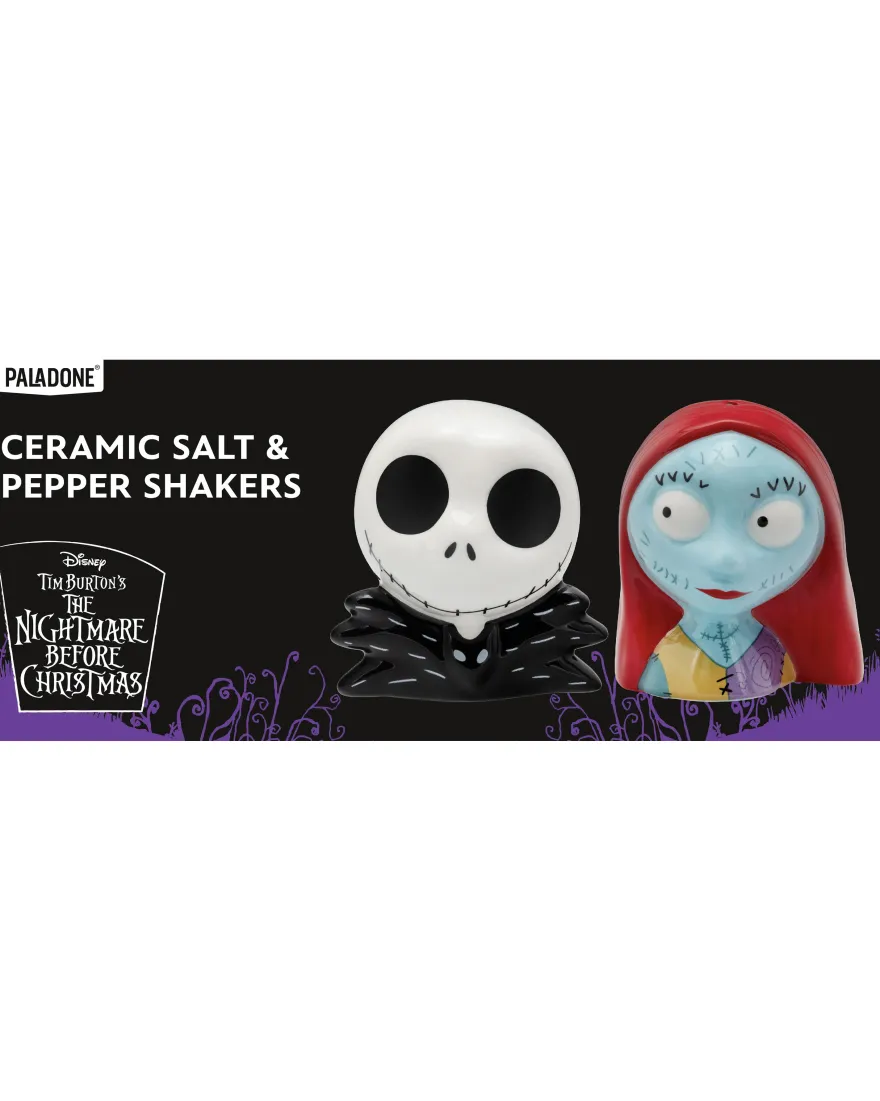 Nightmare Before Christmas Salz & Pfefferstreuer Set - Jack & Sally - aus Keramik