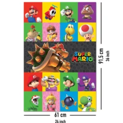 Nintendo Super Mario Poster Characters