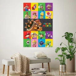 Nintendo Super Mario Poster Characters