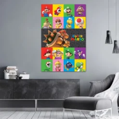 Nintendo Super Mario Poster Characters