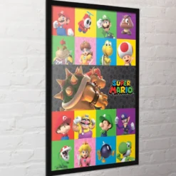 Nintendo Super Mario Poster Characters