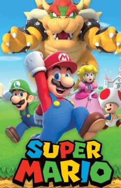 Nintendo Super Mario Poster Character Montage