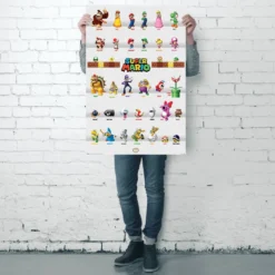 Nintendo Super Mario Poster Character Parade