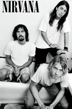 Nirvana Poster Bathroom