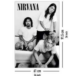 Nirvana Poster Bathroom