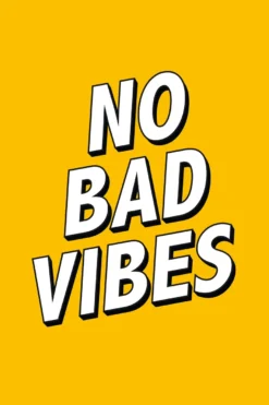 No Bad Vibes Kunstdruck