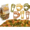 Nudeln in Bierglasform Pasta 3er Set (3x 250g)