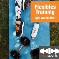 nurisports Set 2 verstellbare Hanteln 2 kg -12 kg