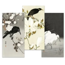 Ohara Koson Kunstdruck 3er-Set Papier 250 gr. matt