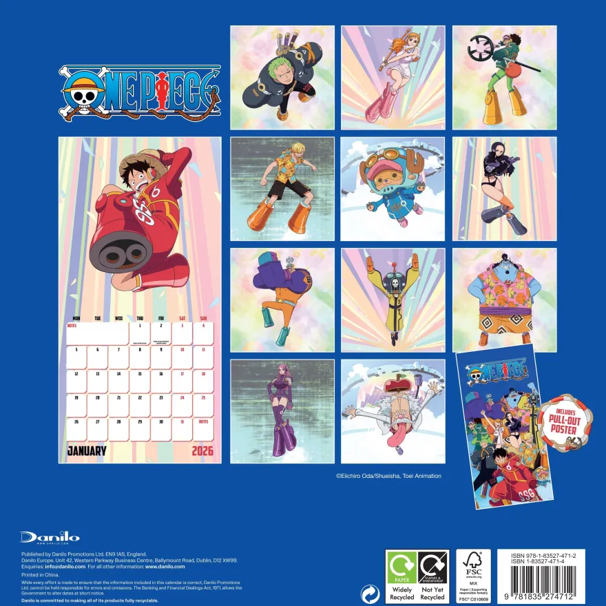 One Piece Kalender 2026