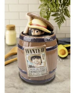 One Piece Keksdose Wanted Monkey D. Luffy Faß Barrel
