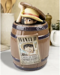 One Piece Keksdose Wanted Monkey D. Luffy Faß Barrel
