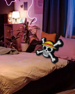 One Piece Kissen Skull Logo