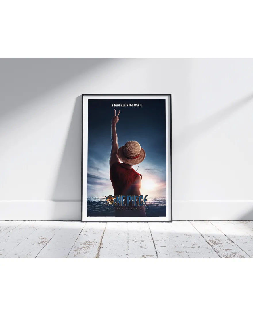 One Piece Poster | Luffy - Into The Gand Line | 61x91,5 cm