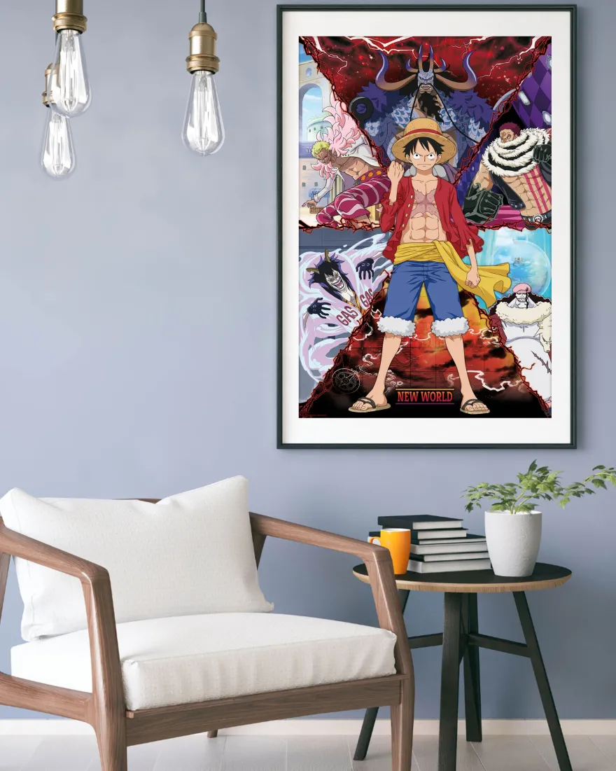 One Piece Poster Luffy.. vs. New World