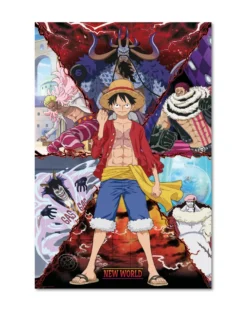 One Piece Poster Luffy.. vs. New World