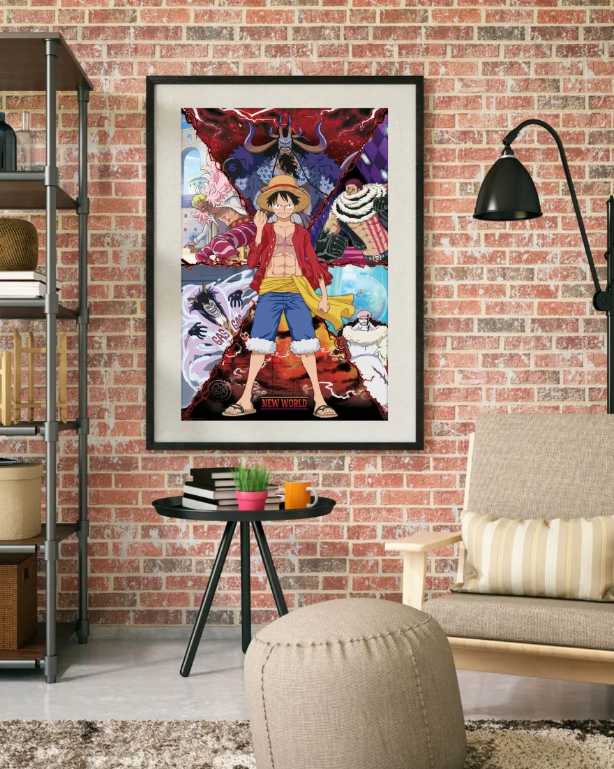 One Piece Poster Luffy.. vs. New World