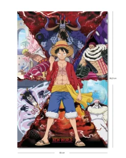 One Piece Poster Luffy.. vs. New World