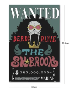 One Piece Poster | Wanted - Brook | 61x91,5 cm