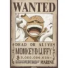 One Piece Poster Wanted Luffy Wano