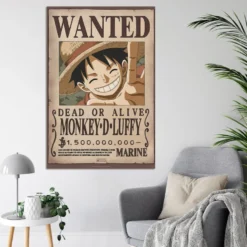 One Piece Poster Wanted Monkey D. Luffy 2