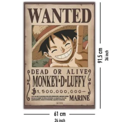 One Piece Poster Wanted Monkey D. Luffy 2